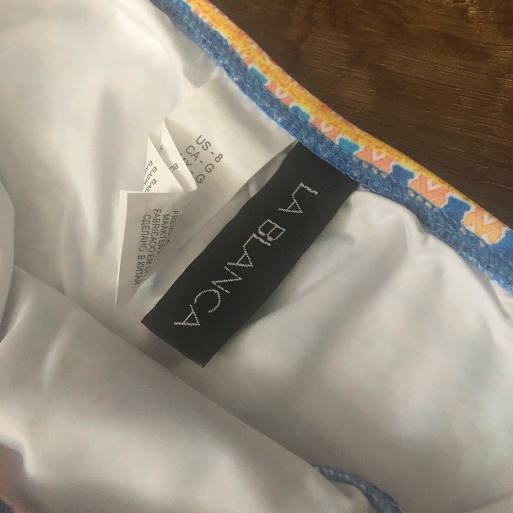 LA BLANCA-NWT Multicolored Design Bikini Bottoms - Picture 7 of 11
